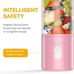 Portable Blender, Blender for Shakes and Smoothies, Personal Blender, USB Rechargeable 14 Oz Mini Blender With for Traveling, Outdoor, Gym, Office - Image 5